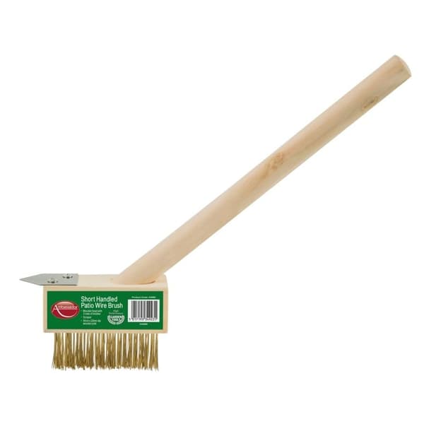 Ambassador Short Handled Weed Brush Brown One Size
