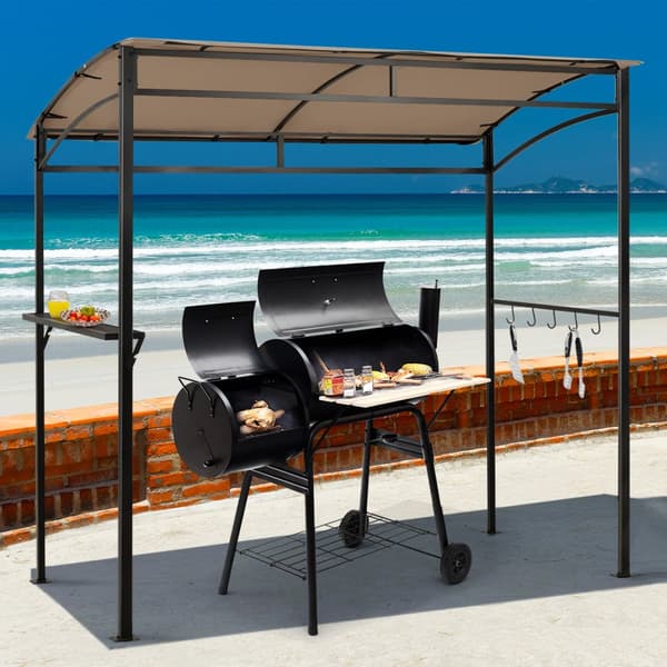 Terrasse Grilltelt, 216x134x211 cm, Brun