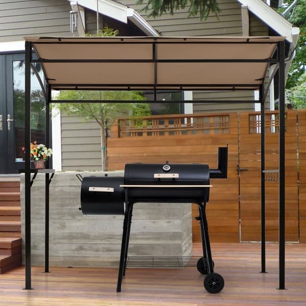 Terrasse Grilltelt, 216x134x211 cm, Brun