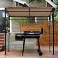 Miniatyrbillede 7 af 8: Terrasse Grilltelt, 216x134x211 cm, Brun