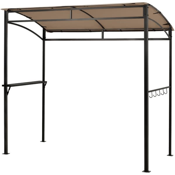 Terrasse Grilltelt, 216x134x211 cm, Brun
