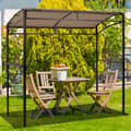 Miniatyrbillede 1 af 8: Terrasse Grilltelt, 216x134x211 cm, Brun