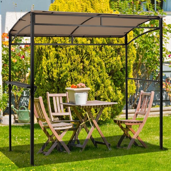 Terrasse Grilltelt, 216x134x211 cm, Brun