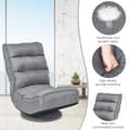 Miniatyrbillede 2 af 8: Drejelig Lounge Sofa Seng, 59x75x83 cm, Grå