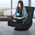 Miniatyrbillede 7 af 8: Svingbar loungesovesofa, 59x75x83 cm, Sort