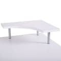 Miniatyrbillede 5 af 8: Computerskrivebord, 119x55x88 cm, Sort/Hvid
