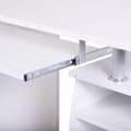 Miniatyrbillede 8 af 8: Computerskrivebord, 119x55x88 cm, Sort/Hvid