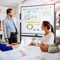 Miniatyrbillede 4 af 4: Mobil whiteboard, 120x90 cm, sort