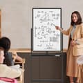 Miniatyrbillede 2 af 4: Mobil Whiteboard, 68x56x159-178,5 cm, Sort
