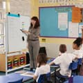 Miniatyrbillede 6 af 8: Whiteboard, 126x53,5x160-180 cm