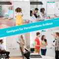 Miniatyrbillede 1 af 8: Whiteboard, 126x53,5x160-180 cm