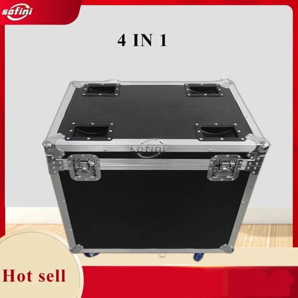 Kylmä kipinä ilotulitekone, 600W teho, DMX-kaukosäädin, 1 Flightcase 4in1, valkoinen