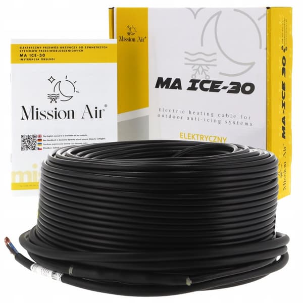 LÄMMITYSKAAPELI ANTI-JÄÄLÄMMITYSKAAPELI ICE-30W/M | 4800W | 160 milj