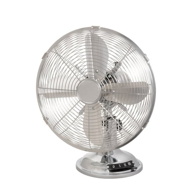 Bellus Bordventilator Chrome 35W 30 cm