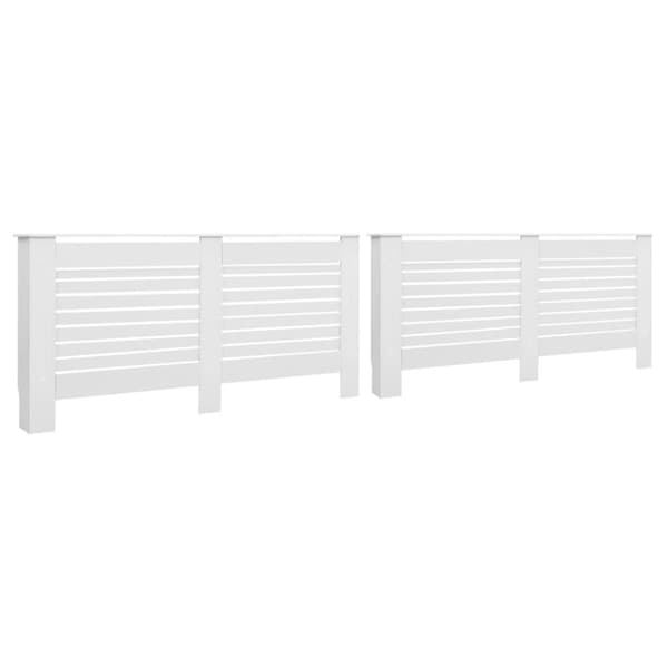 vidaXL radiatorskjulere 2 stk. 172 x 19 x 81,5 cm MDF hvid