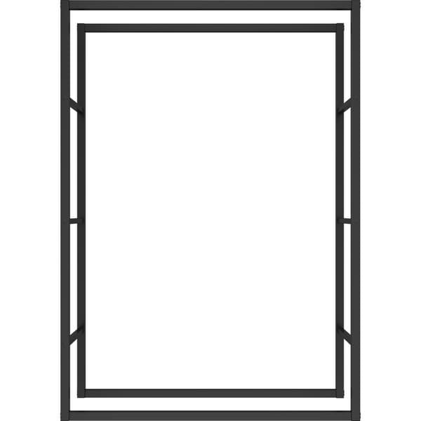 Brændereol Tuby, til indendørs og udendørs brug, 100,5x25x150cm - sort