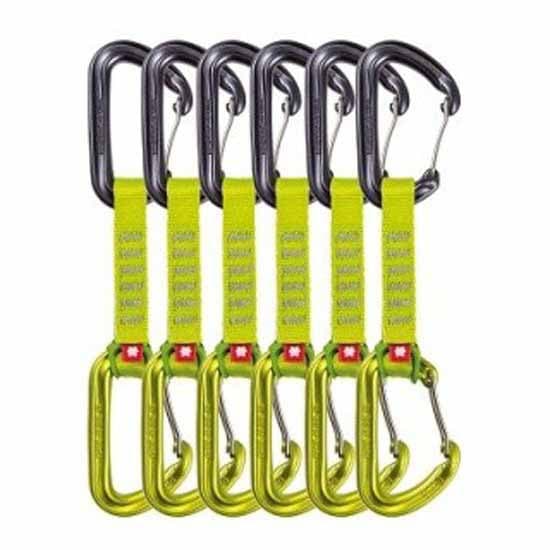 Ocun Quickdraw Hawk Qd Wire Eco-pes 16 Mm 6 Units Gul 10 cm
