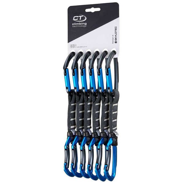 Climbing Technology Nopea Arvonta Lime B Set Tapered Ny Pro 6 Yksiköitä Sininen 12 cm