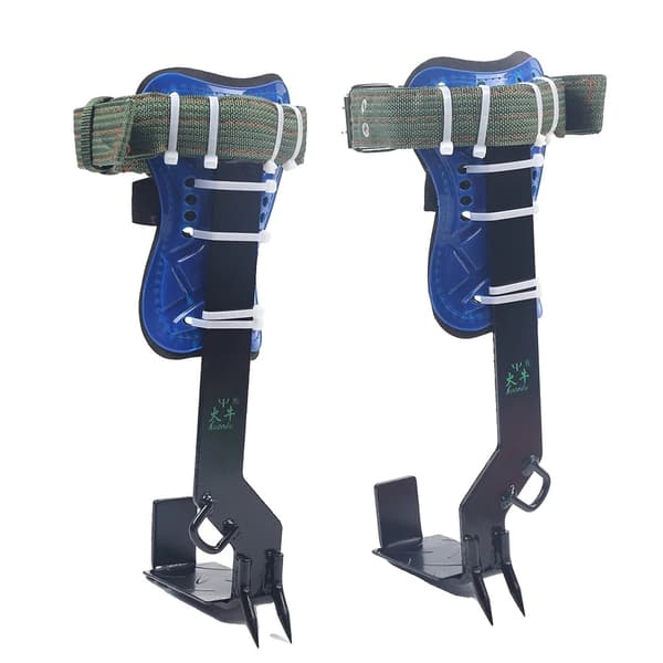 Forst Crampons Klättringsset, 100 kg Lastkapacitet, Uppgraderad Klospetsdesign,Blå