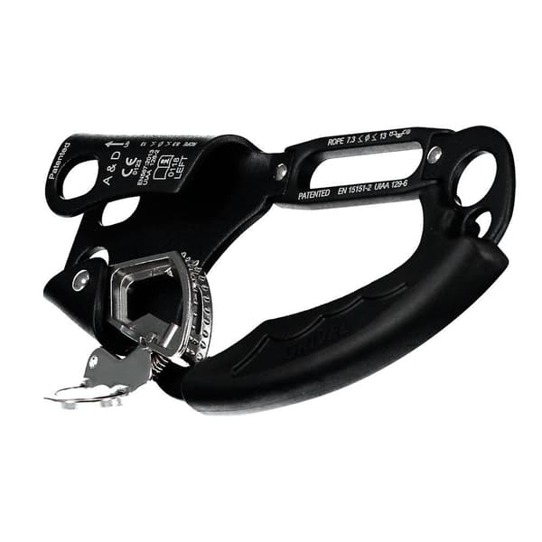 Grivel A&d Left Ascender/descender Musta