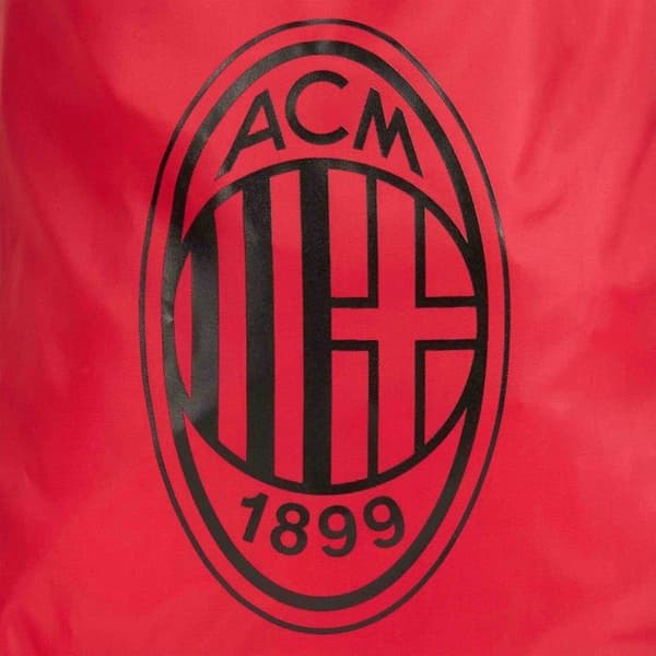 Fodral - Gil AC Milan kritväska, Gymväska, röd med svart logotyp, unisex
