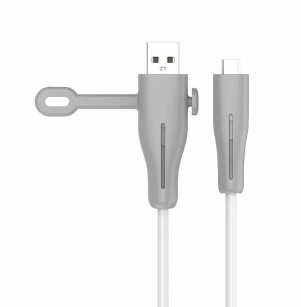 2-pack - Kabelskydd – Skydda Din Laddkabel Effektivt! grå Grå
