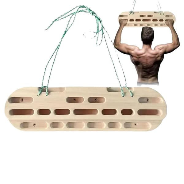 Klatre Fingerboard, Flere Grebpositioner, Bærbar Design, Hudvenligt Træ