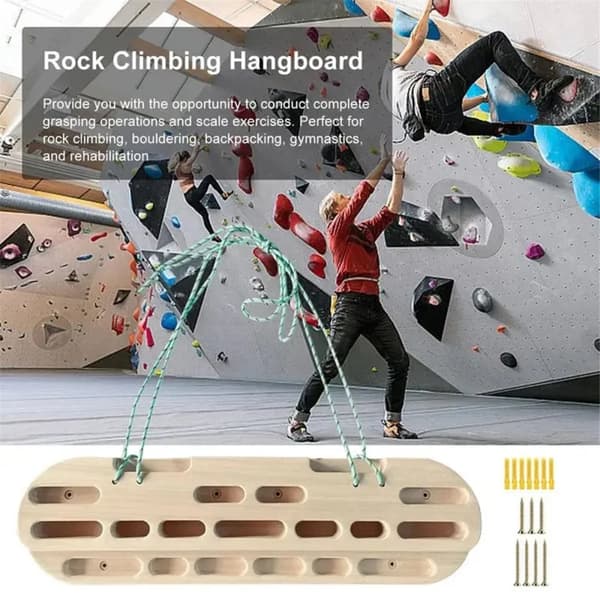 Klatre Fingerboard, 16 Sæt af Grebspositioner, Håndvenligt Design, Bærbar Installation