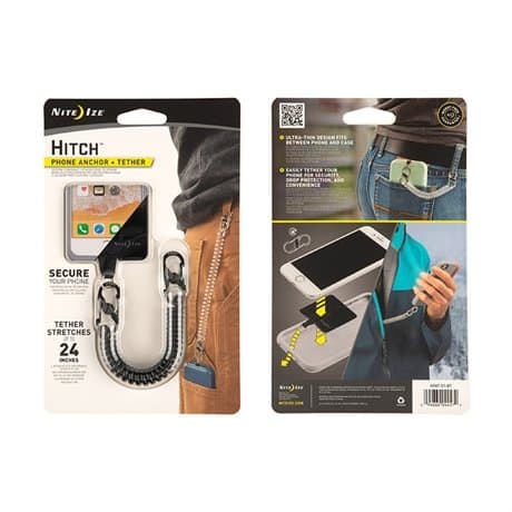 NITE IZE HITCH PHONE ANCHOR + TETHER svart, leash till smartphone