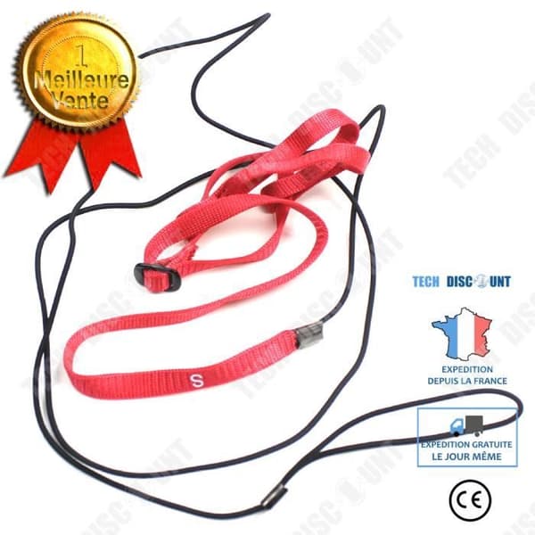TD® Parrot Flying Rope Pull Strap Training Pull Rope Grey Parrot Flying Rope King Kong