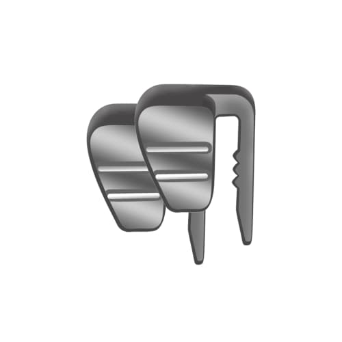 Hearing Fitting Pin Helmet Accessories Black