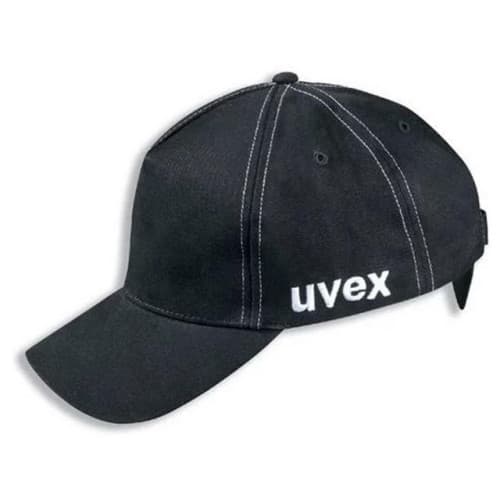 Stötskyddskeps UVEX U-cap svart 55-59cm