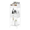 Miniatyrbillede 1 af 8: Hudplejeorganizer Vogn, 30x30x90 cm, Hvid