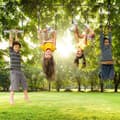 Pikkukuva 2 / 11: Ninja-esterata lapsille – HyperMotion Slackline 7 estin setti, ulkoleikki, jopa 113 kg