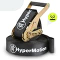 Pikkukuva 9 / 11: Ninja Esterata lapsille – HyperMotion Slackline 9 estin setti, köysitikkaat, kiipeilyköysiru, 113 kg