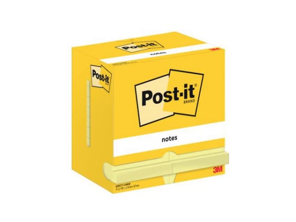 Notatblokk Post-It 76X127 Linj Cy (12 stk) (1 stk.)