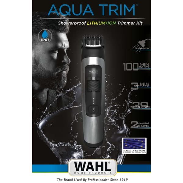 Wahl Skjeggtrimmersett 8 deler Aqua Trim 6W