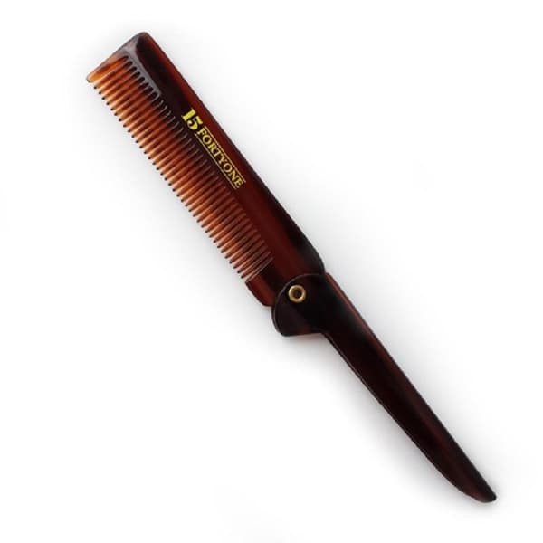 1541 London Pocket Size Fine Tooth Folding Comb