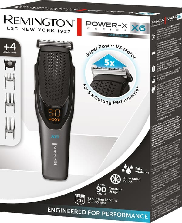 Remington HC6000 X6 Power-X Series - Hårtrimmer