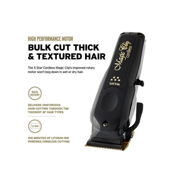 Wahl Professional Cordless Barber Combo™ Black - Klippmaskin