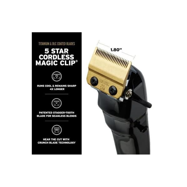 Wahl Professional Cordless Barber Combo™ Black - Klippmaskin