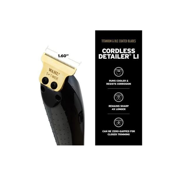 Wahl Professional Cordless Barber Combo™ Black - Klippmaskin