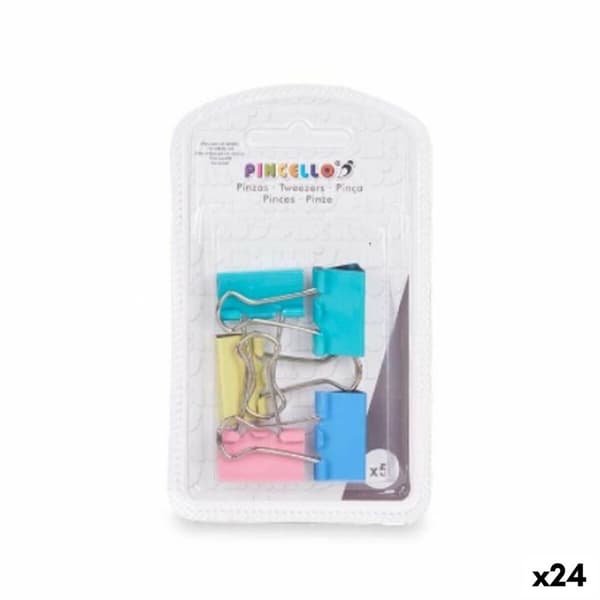 Klemmer Clip Medium Multifarvet Metal (24 enheder)