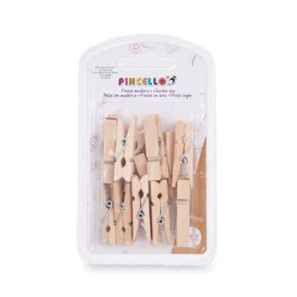 Nipistimet Pincello 400 Ruskea Puu Medium (24 osaa)