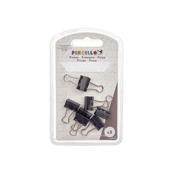 Klemmer Pincello 390 Sort Metal Clip Small (24 enheder)