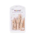Miniatyrbilde 3 av 3: Klemmer Pincello 401 Brun Tre Stor (24 enheter)