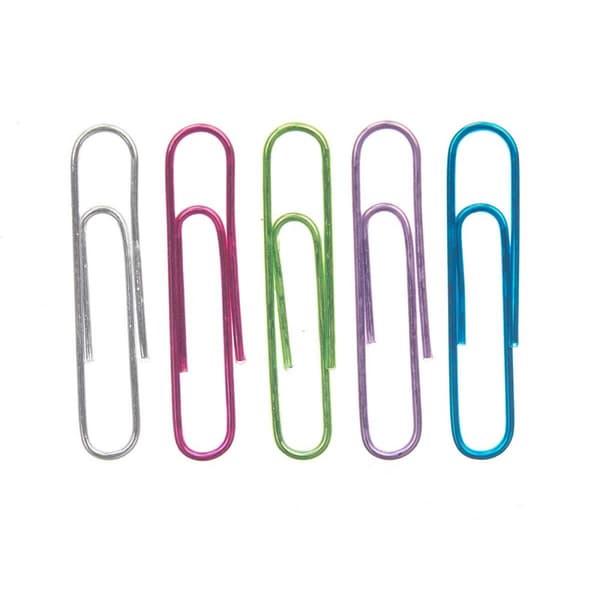 Klipp Pincello 386 Flerfarget Metall Stor (24 enheter)