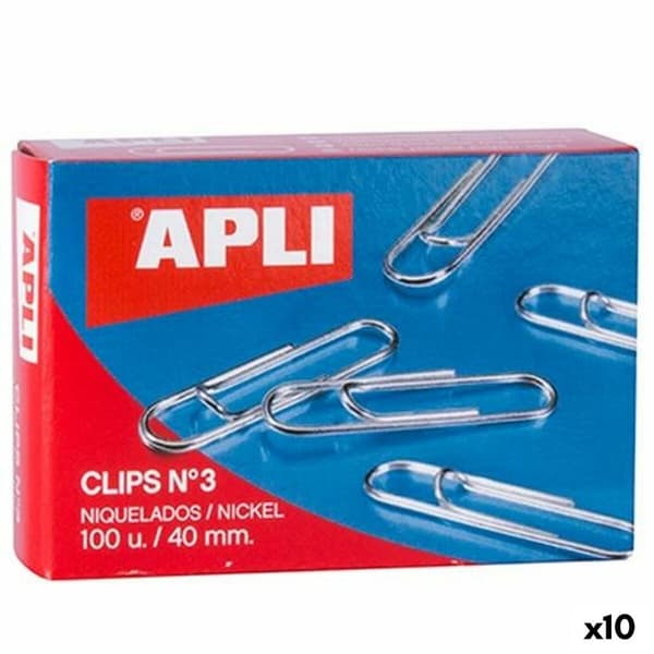 Gem Apli Nº 3 ickel 40 mm (10 antal)