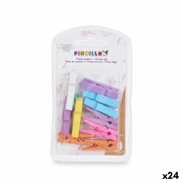 Nipistimet Pincello 397 Monivärinen Puu Medium (24 osaa)