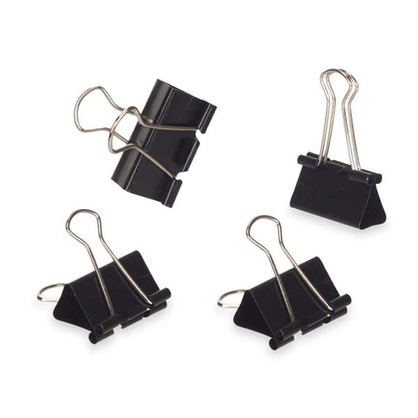 Klemmer Pincello 392 Sort Metal Clip Stor (24 enheder)